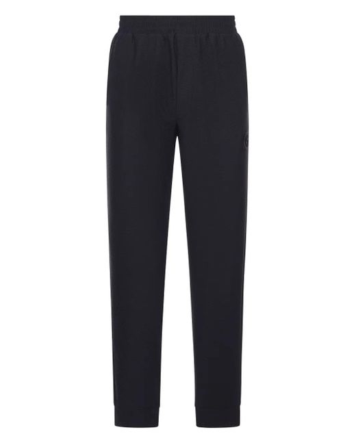 Giorgio Armani Trainingsbroek Met Elastische Taille in het Blue voor heren