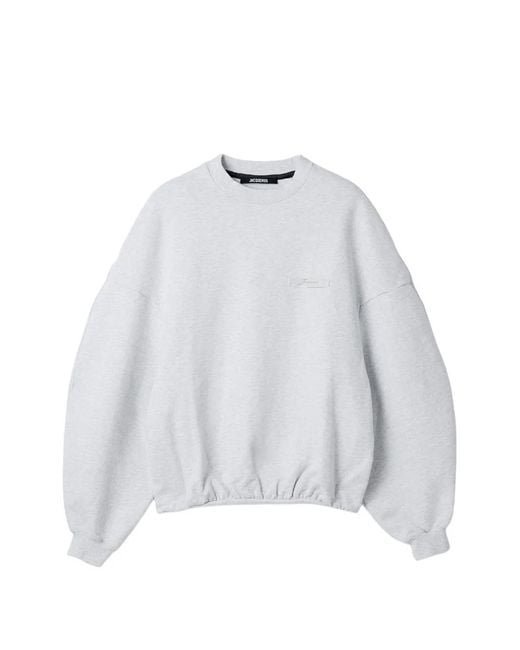 Jacquemus White The Ruban Sweatshirt