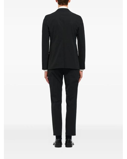 Prada Black Single-Breasted Suit for men