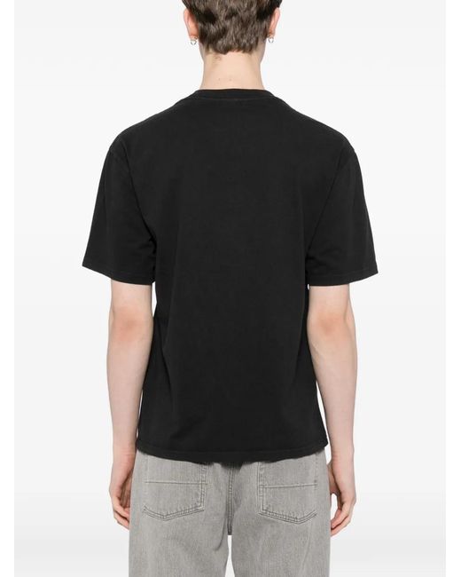 Melt Black Graphic-Print T-Shirt for men