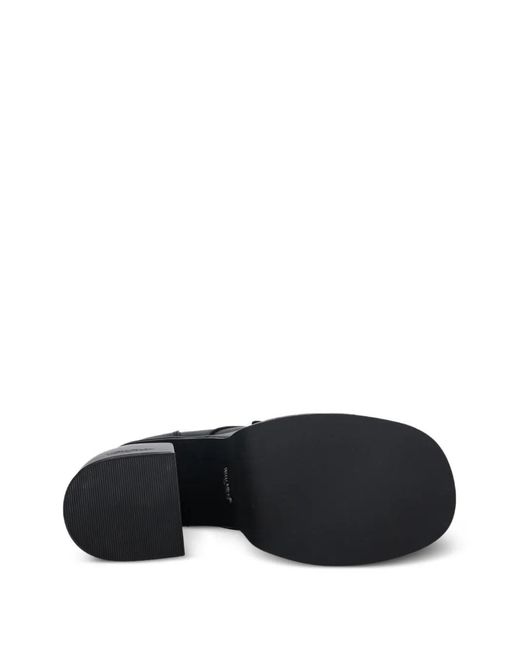 Buffalo Black Escarpins Plateforme À Boucle Cœur 125 Mm