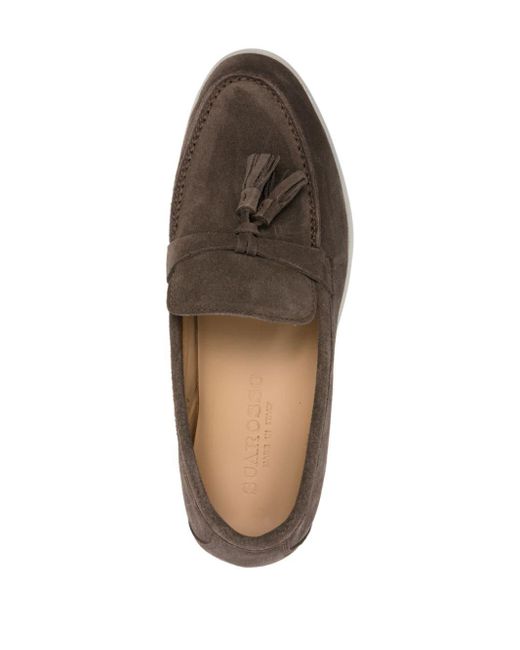 Scarosso Brown Leandra Suede Loafers