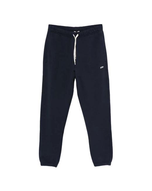 Autry Blue Logo-Embroidered Track Pants for men