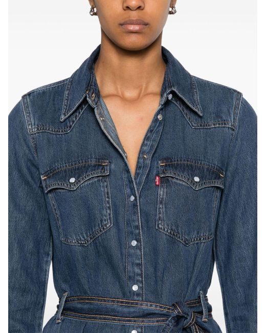 quinney denim dress Levi's Quinney Denim Dress in Blue