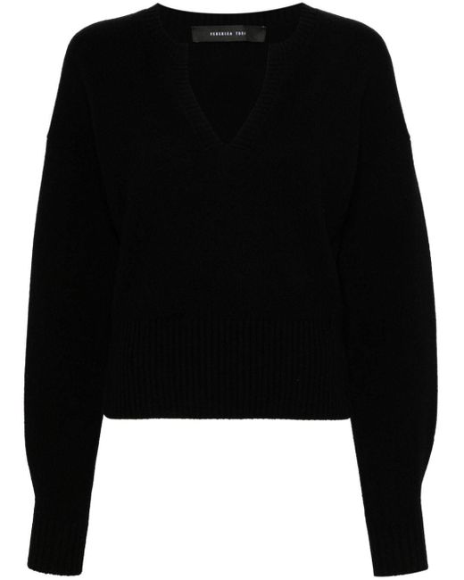 Balloon sleeve store jumper black