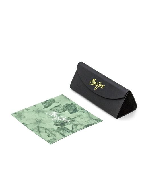 Maui Jim Black Round-Frame Glasses
