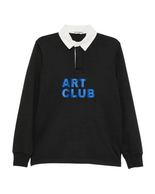 J.W. Anderson Black Art Club Polo Top