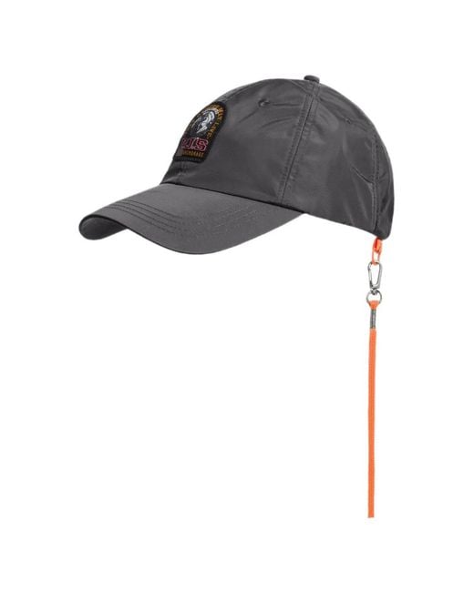 Parajumpers Black Bravo Logo-Patch Baseball Cap