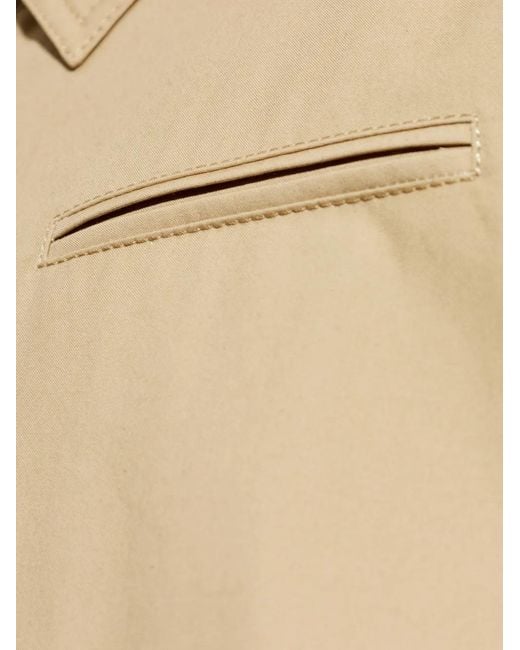 Chaqueta Con Bolsillos Con Solapa Moschino de hombre de color Natural