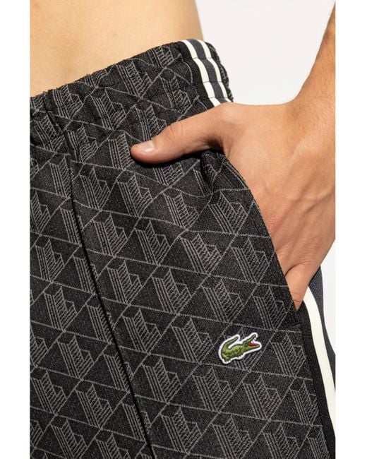 Lacoste Gray Paris Trousers for men
