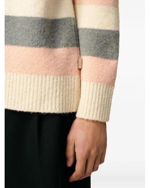 Jersey A Rayas AMI de color Natural
