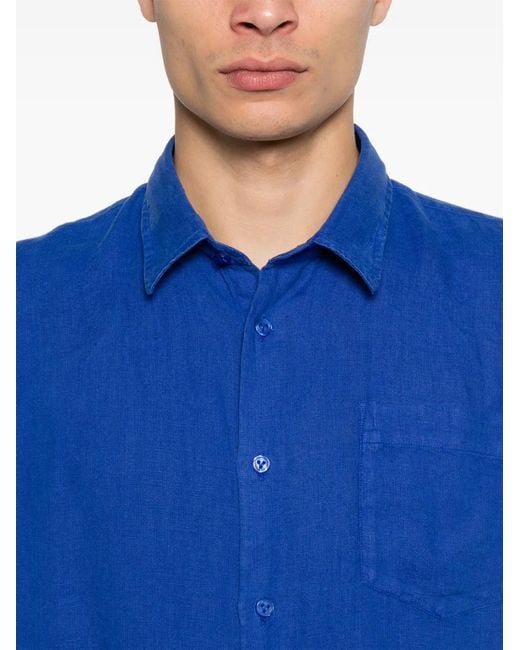 Vilebrequin Blue Caroubis Shirt for men