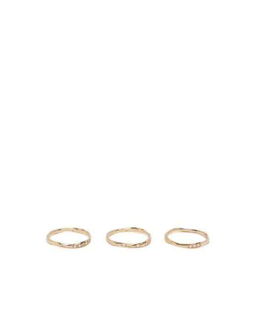 Wouters & Hendrix White 18K Stacked Diamond Ring (Set Of Three)