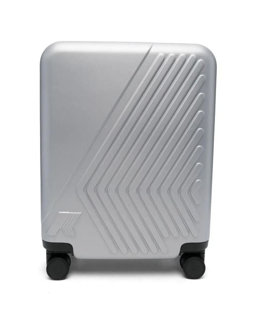 K-Way Gray Eudoxie Four-Wheel Suitcase