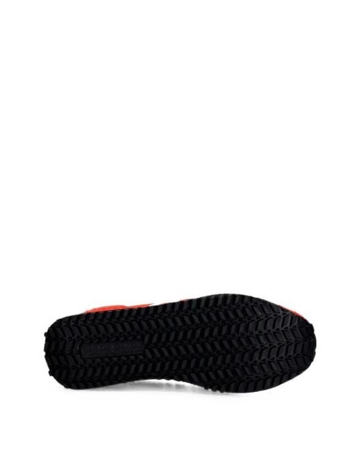 Napapijri Red Logo-Patch Suede-Panel Sneakers for men