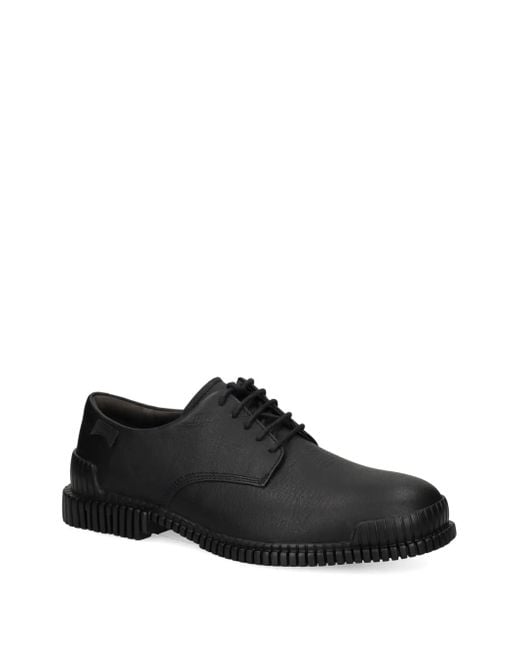 Camper Black Pix Lace-Up Derby Shoes for men