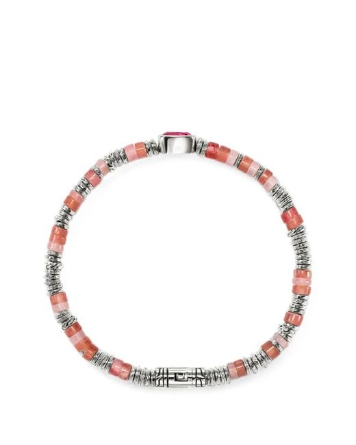 John Hardy White Heishi Multi-Stone Bracelet