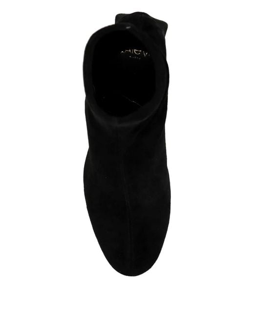 ALEVI Black 90Mm Jive Suede Boots