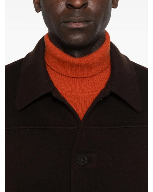 Sandro Black Button-Up Jacket for men