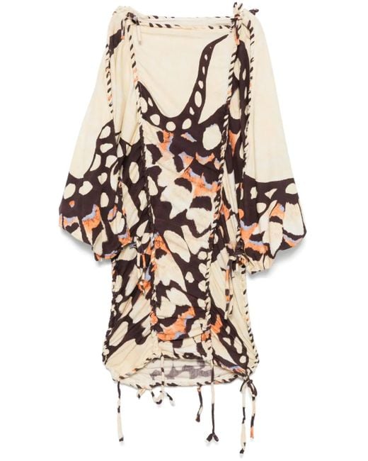 Isabel Marant White Zina Minikleid