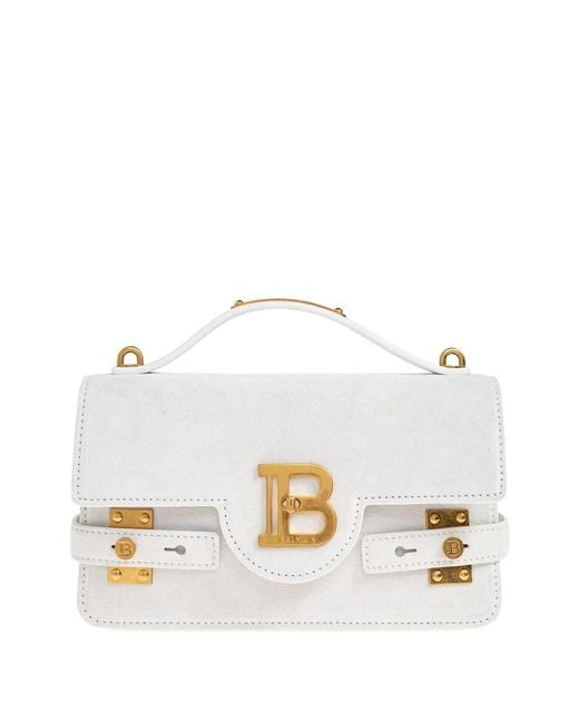 Balmain White Sac À Main 24 B-Buzz