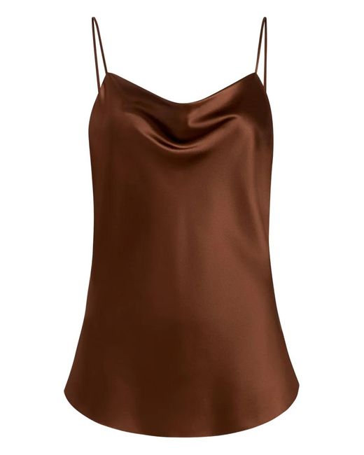 Cinq À Sept Marta Zijden Top in het Brown