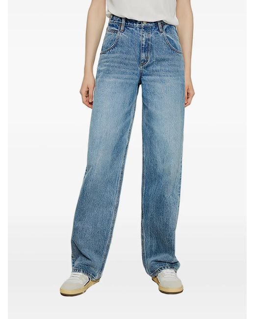 Hey Joanie Blue Logo-Patch Jeans