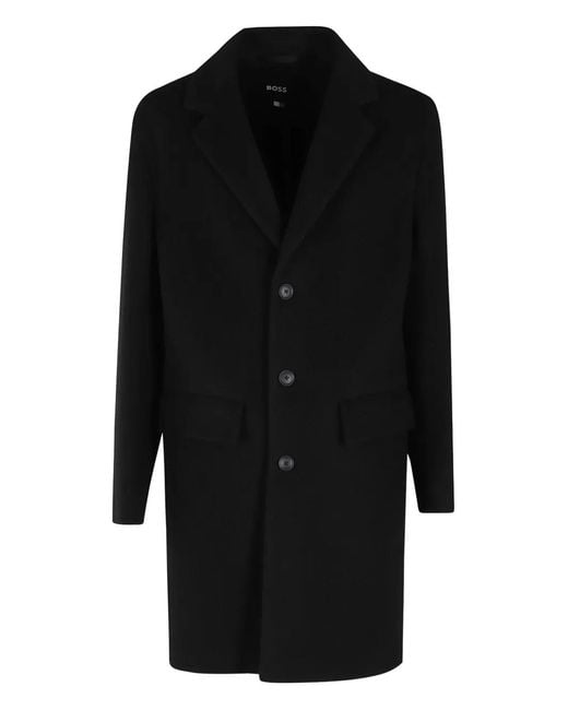 Boss Black Button Coat for men