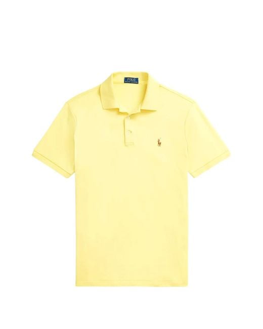 Polo Ralph Lauren Yellow Logo Polo Shirt for men