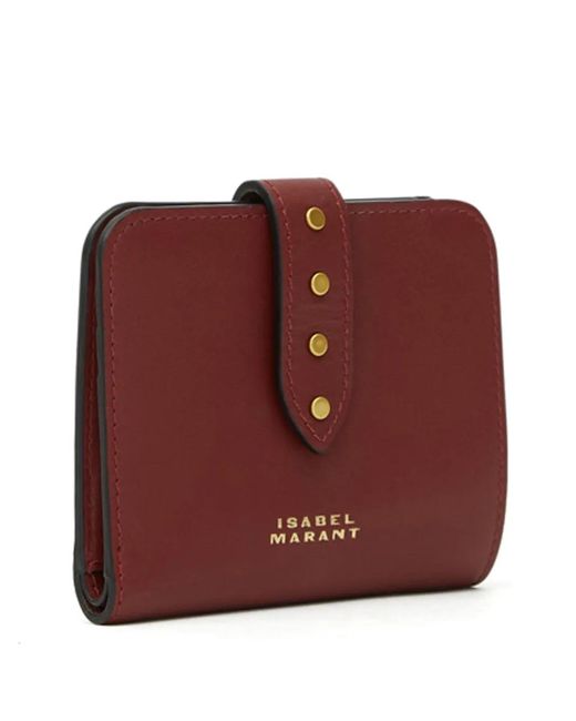 Isabel Marant Purple Wallet Leather
