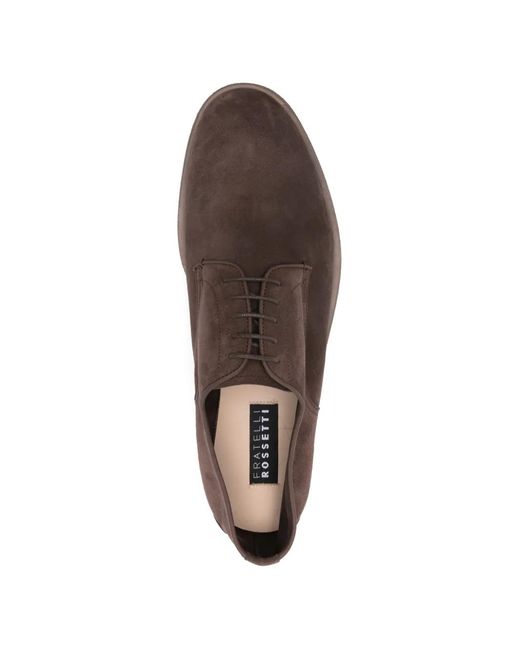 Fratelli Rossetti Lace-Up Suede Shoes in Brown for Men | Lyst display picture 1
