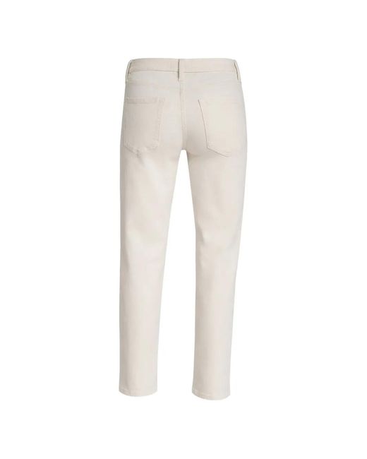 DKNY White Studded Jeans