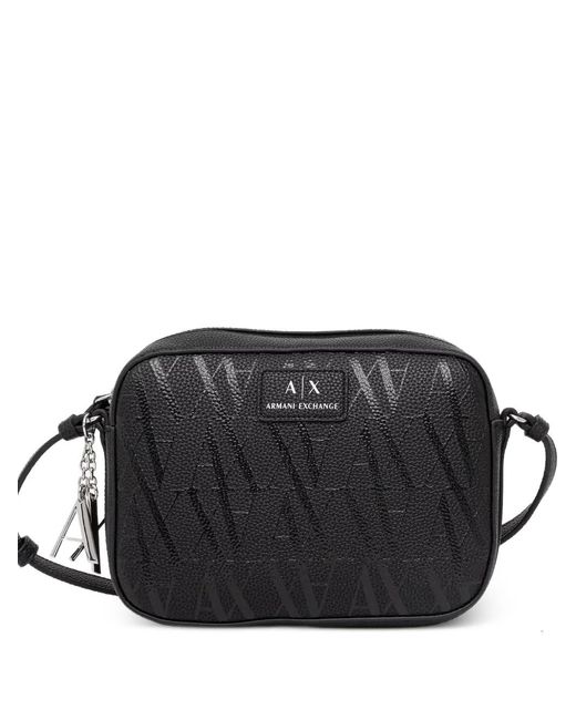 Bolso De Hombro Con Logo ARMANI EXCHANGE de color Black