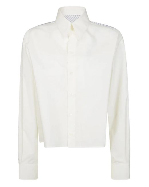 MM6 by Maison Martin Margiela ストレッチコットン シャツ White