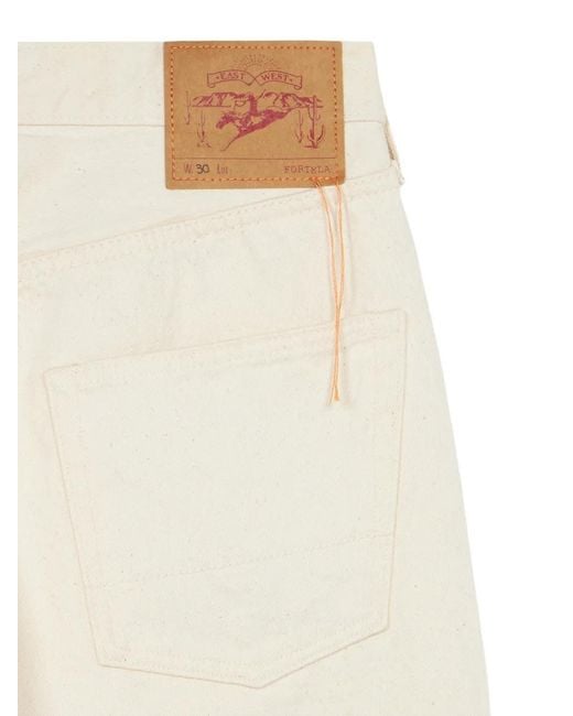 Fortela White 992 Johnny Selvedge Five-Pocket Jeans for men