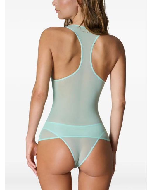 Maison Close Blue Double Sens Sheer Briefs