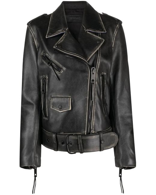 Off-White c/o Virgil Abloh Black Biker Jacket