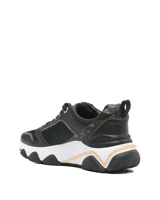Guess White Logo Pattern Sneakers
