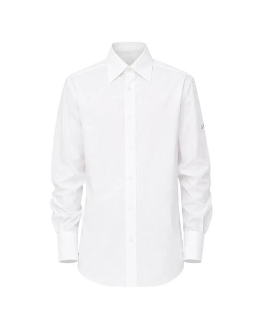 MM6 by Maison Margiela White Long-Sleeve Logo Shirt for men