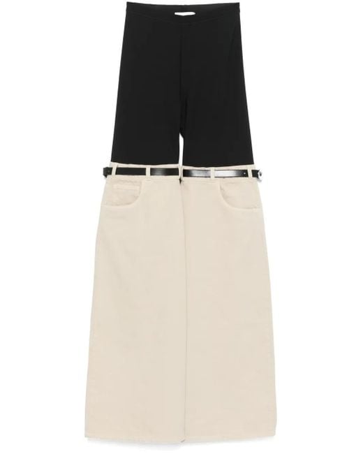 Jeans Hybrid di Coperni in Black