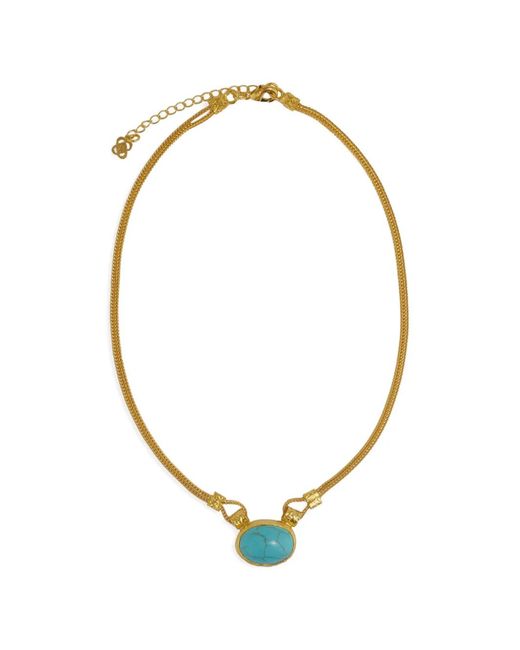 Ottoman Hands Metallic Daphne Chain Necklace