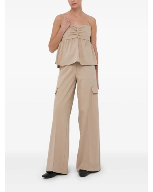 Notes Du Nord Natural Hose mit aufgesetzter Tasche