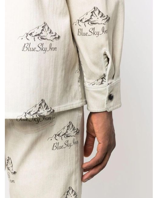 BLUE SKY INN Natural Jackets Beige for men