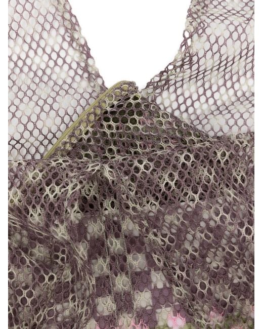 Epice Natural Check-Pattern Tote Bag