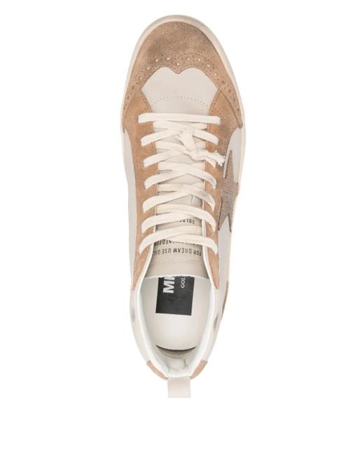 Golden Goose Deluxe Brand Pink Mid Star Sneakers for men