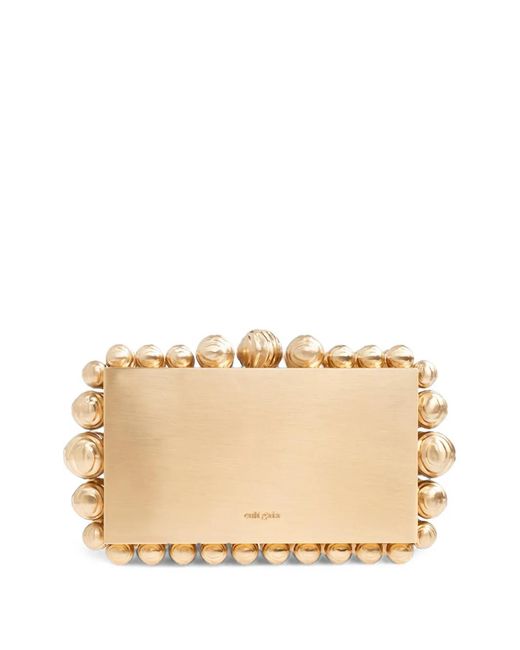 Cult Gaia Natural Eos Metal Clutch