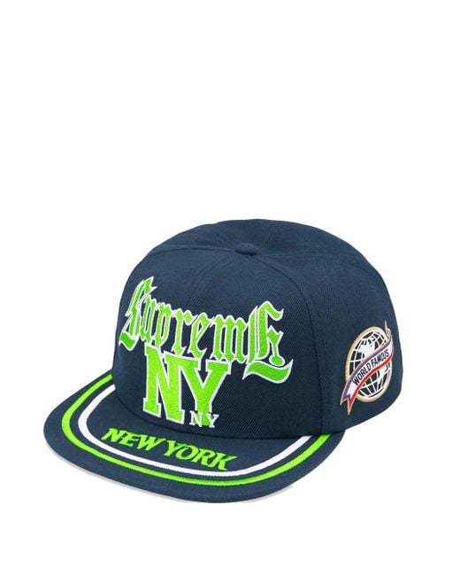 Supreme Green New York Cap for men