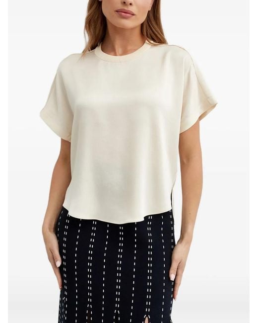 Jonathan Simkhai White Addy Panel T-Shirt
