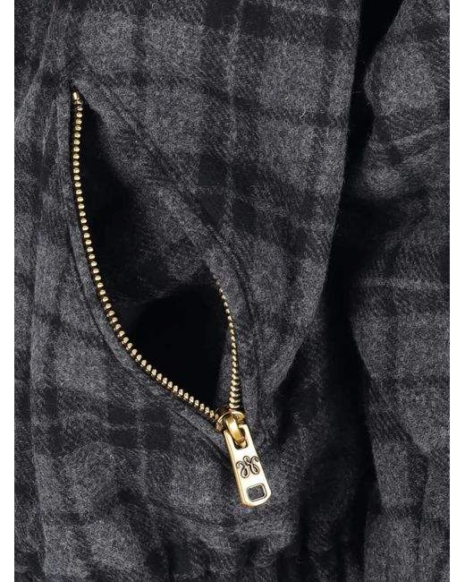 Willy Chavarria Black Zip-Up Jacket for men
