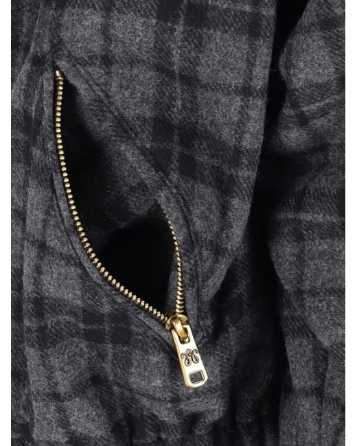 Willy Chavarria Black Zip-Up Jacket for men